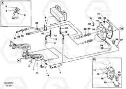 38246 Pedal operated slope bucket/grab hydaulics on monoboom. EW200 SER NO 3175-, Volvo Construction Equipment