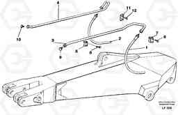 17270 Hammer hydraulics on dipper arm, 2.00 m, 2.40 m, 2.80 m. EW200 SER NO 3175-, Volvo Construction Equipment