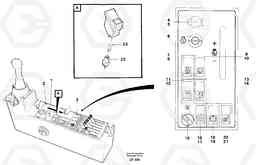 105086 Engine control panel EW200 SER NO 3175-, Volvo Construction Equipment