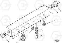 34626 Connection board EW200 SER NO 3175-, Volvo Construction Equipment