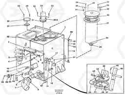 67395 Hydraulic oil tank EW200 SER NO 3175-, Volvo Construction Equipment