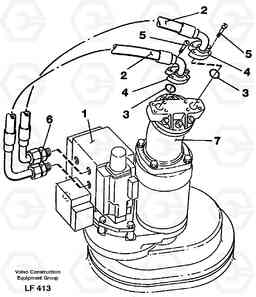 89156 Boom swing system EW200 SER NO 3175-, Volvo Construction Equipment