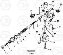 40348 Shunt valve EW200 SER NO 3175-, Volvo Construction Equipment