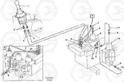 38239 Servo hydraulics, bucket EW200 SER NO 3175-, Volvo Construction Equipment