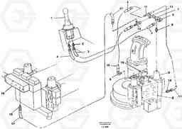 38241 Servo hydraulics, slewing EW200 SER NO 3175-, Volvo Construction Equipment