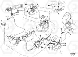 85503 Hydraulic line, servo pump EW200 SER NO 3175-, Volvo Construction Equipment