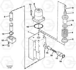 96358 Four-way valve EW200 SER NO 3175-, Volvo Construction Equipment