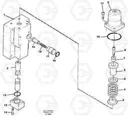 106266 Four-way valve EW200 SER NO 3175-, Volvo Construction Equipment