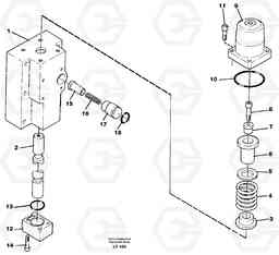 105333 Four-way valve EW200 SER NO 3175-, Volvo Construction Equipment