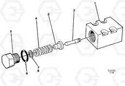 17249 Pressure lim. valve EW200 SER NO 3175-, Volvo Construction Equipment