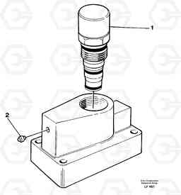 27990 Pressure limiting valve EW200 SER NO 3175-, Volvo Construction Equipment