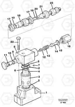 40354 Pressure limiting valve EW200 SER NO 3175-, Volvo Construction Equipment