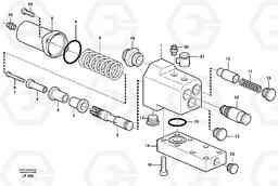 38226 Hose rupture valve, tilt cylinder EW200 SER NO 3175-, Volvo Construction Equipment