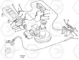 52627 Hammer hydraulics on base machine, 2 pumps EW200 SER NO 3175-, Volvo Construction Equipment