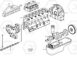 8440 Engine EC200 SER NO 2760-, Volvo Construction Equipment