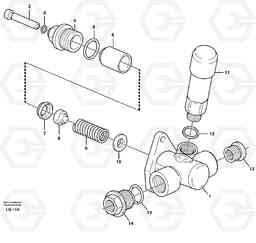 91717 Feed pump EC200 SER NO 2760-, Volvo Construction Equipment