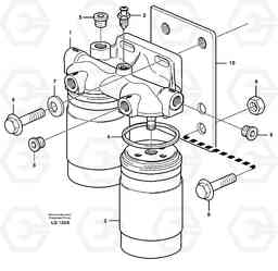 34976 Fuel filter EC200 SER NO 2760-, Volvo Construction Equipment