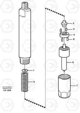 65759 Injector EC200 SER NO 2760-, Volvo Construction Equipment