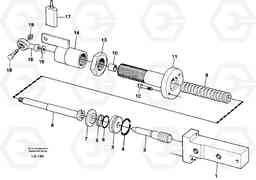 11712 Hydraulic cylinder EC200 SER NO 2760-, Volvo Construction Equipment