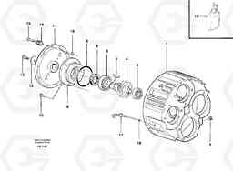 18585 Pump gear box EC200 SER NO 2760-, Volvo Construction Equipment