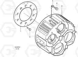 41643 Assembly pump gear box EC200 SER NO 2760-, Volvo Construction Equipment