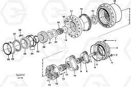 11964 Planetary gear, travel EC200 SER NO 2760-, Volvo Construction Equipment