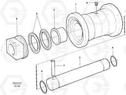 28735 Bottom roller EC200 SER NO 2760-, Volvo Construction Equipment