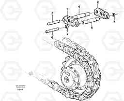 43899 Track chain EC200 SER NO 2760-, Volvo Construction Equipment