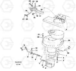 40616 Superstructure with slew transmission EC200 SER NO 2760-, Volvo Construction Equipment