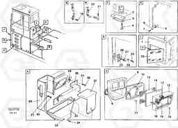 40471 Cab elevation on superstructure, 1220 mm EC200 SER NO 2760-, Volvo Construction Equipment