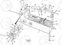 38526 Side panel, left EC200 SER NO 2760-, Volvo Construction Equipment