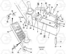 23132 Side panel right EC200 SER NO 2760-, Volvo Construction Equipment