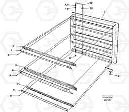 22850 Door,cooler EC200 SER NO 2760-, Volvo Construction Equipment