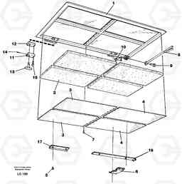 41070 Hatch, engine EC200 SER NO 2760-, Volvo Construction Equipment