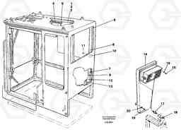 41079 Air duct Cab EC200 SER NO 2760-, Volvo Construction Equipment