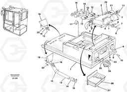 81382 Cab heater with fitting parts EC200 SER NO 2760-, Volvo Construction Equipment