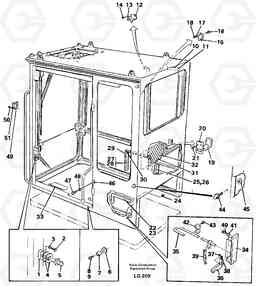 41083 Interior components EC200 SER NO 2760-, Volvo Construction Equipment