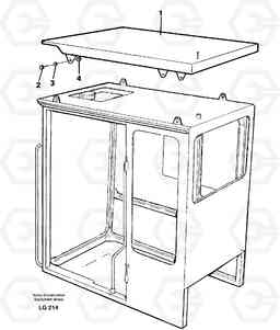 23134 Tropic roof EC200 SER NO 2760-, Volvo Construction Equipment