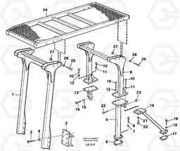 38546 Protection over drivers cab EC200 SER NO 2760-, Volvo Construction Equipment