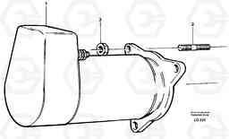 31296 Starter motor, mounting EC200 SER NO 2760-, Volvo Construction Equipment