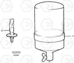 31298 Rotating beacon EC200 SER NO 2760-, Volvo Construction Equipment