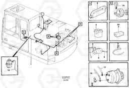 54063 Cable harness, upper section EC200 SER NO 2760-, Volvo Construction Equipment