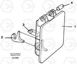 9848 Hammer plate EC200 SER NO 2760-, Volvo Construction Equipment