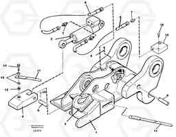40608 Quickfit, hydraulic EC200 SER NO 2760-, Volvo Construction Equipment