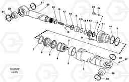 40629 Bucket cylinder EC200 SER NO 2760-, Volvo Construction Equipment