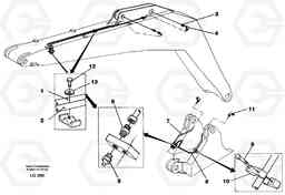 40640 Backhoe lubricating 5.20m EC200 SER NO 2760-, Volvo Construction Equipment