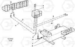 37008 Hydr. quickfit equipment on superstructure. EC200 SER NO 2760-, Volvo Construction Equipment