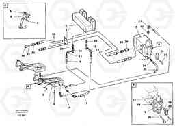 37007 Pedal operated slope bucket/grab hydaulics on monoboom. EC200 SER NO 2760-, Volvo Construction Equipment