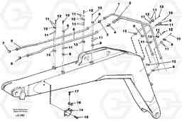 40601 Hammer hydraulics on monoboom, 4,65 m and 5,20 m EC200 SER NO 2760-, Volvo Construction Equipment