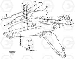 40602 Hammer/shears hydraulics on adjustable boom. EC200 SER NO 2760-, Volvo Construction Equipment